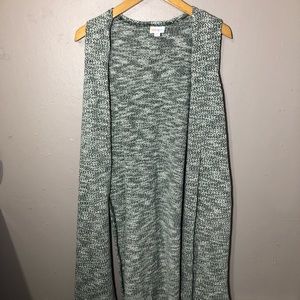 LuLaRoe Joy Gray Cardigan Size M